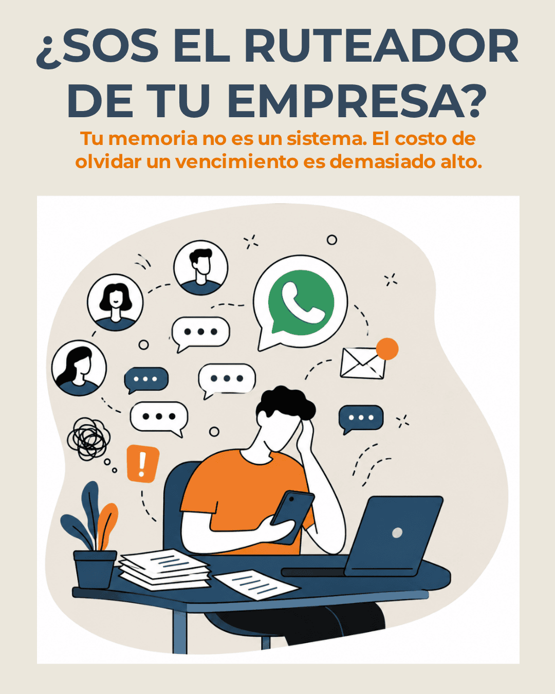 WhatsApp no es un CRM